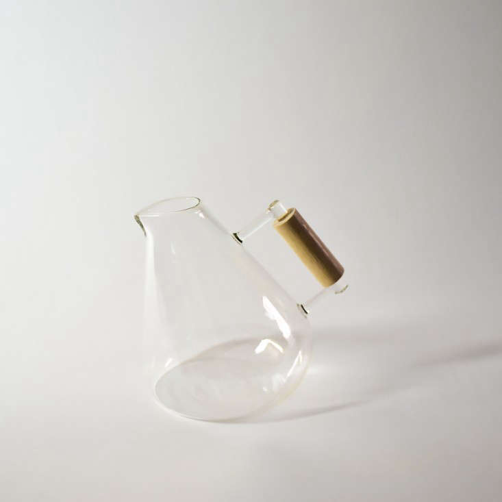 Tess Glass Carafe With Wood Handle
