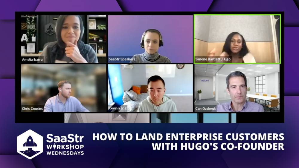 How To Land Enterprise Clients As An Early-Stage Company With Hugo CEO & Co-founder Simone Bartlett (Video)