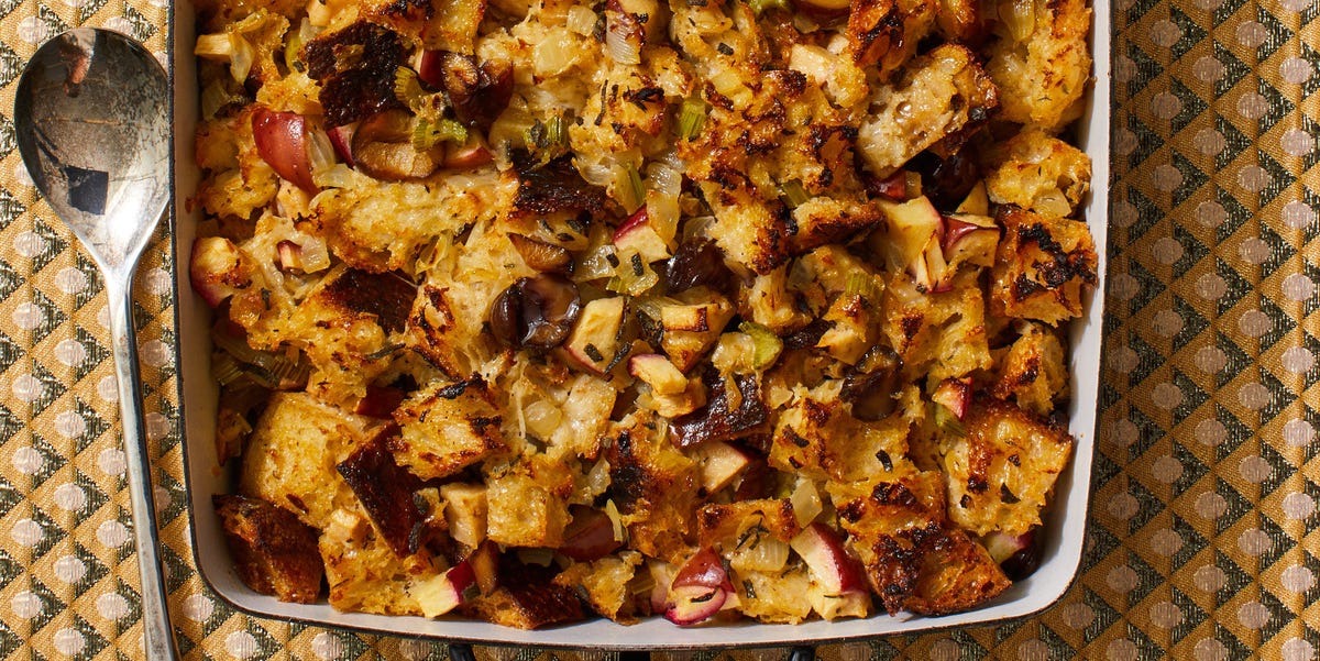 Best Apple-Chestnut Stuffing Recipe – How To Make Apple-Chestnut Stuffing