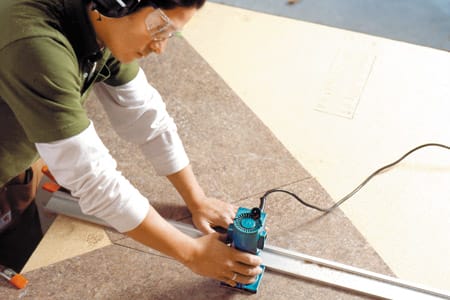 How To Miter Corners in a Laminate Countertop Y