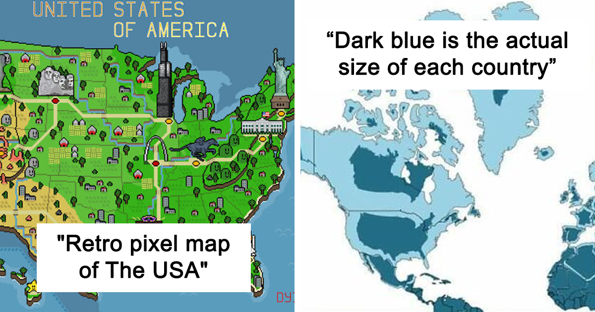 30 Unusual Maps People Shared On This Group That Might Change Your Perspective On Things